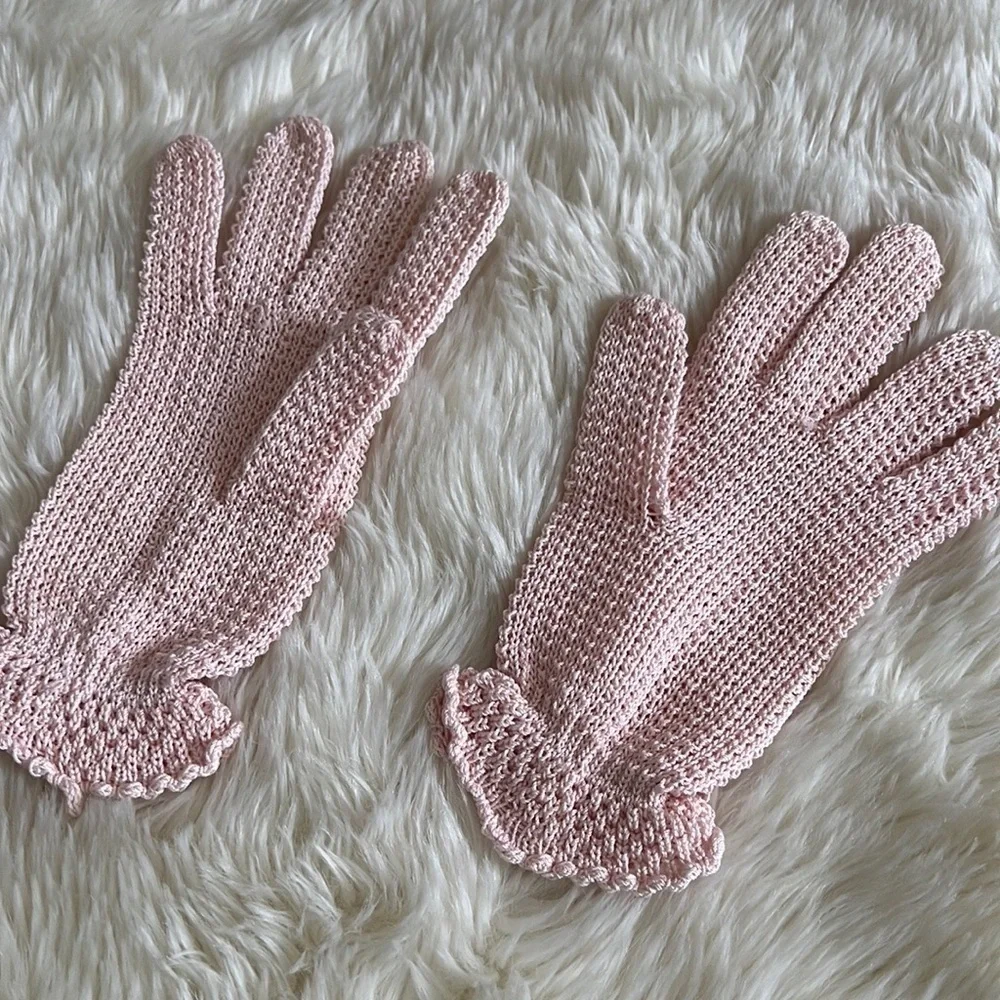 Vintage 60s Lace Gloves